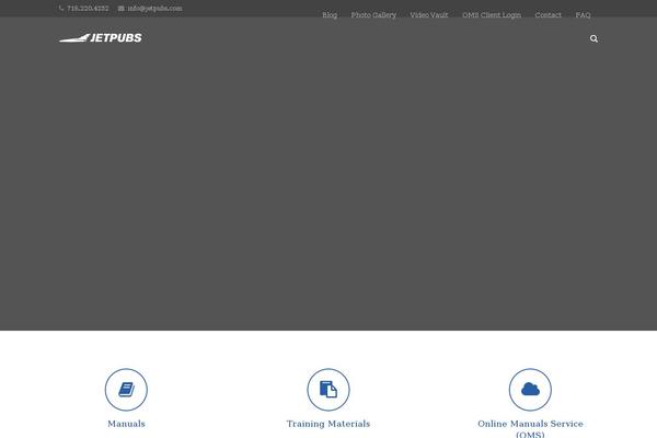 Impreza Child theme site design template sample