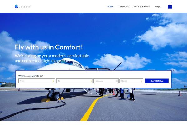 Travelo theme site design template sample