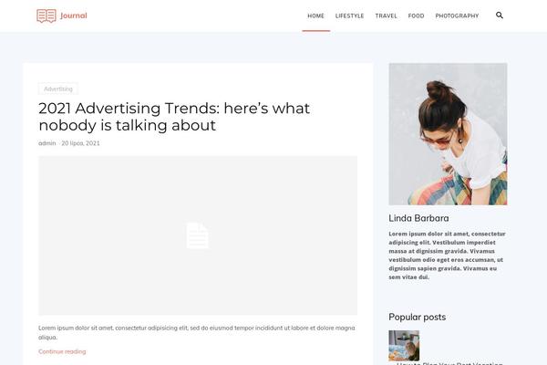 Site using Td-standard-pack plugin