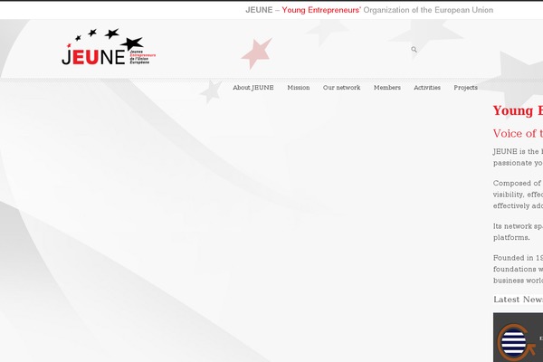jeune-europe.org site used Inovado