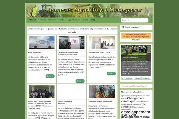 Suffusion theme site design template sample