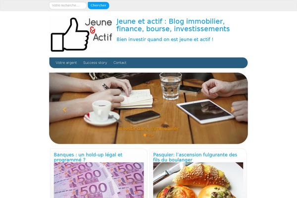 IAMSocial theme site design template sample
