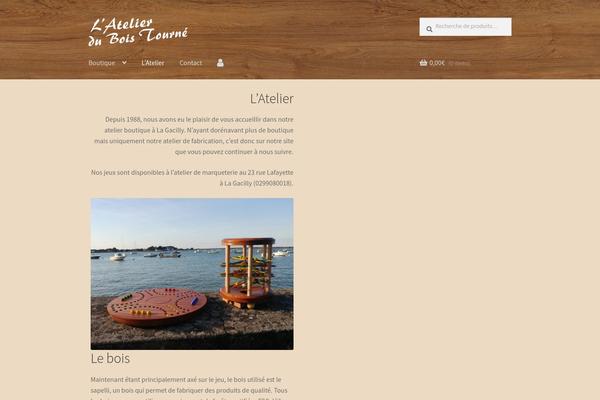 Storefront Child theme site design template sample