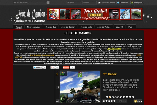 jeuxdecamions.fr site used BrayGames