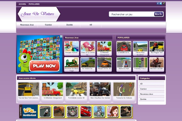 jeuxdevoiture3.com site used Juecar