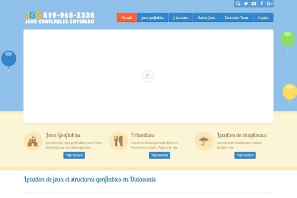 Happy Kids theme site design template sample