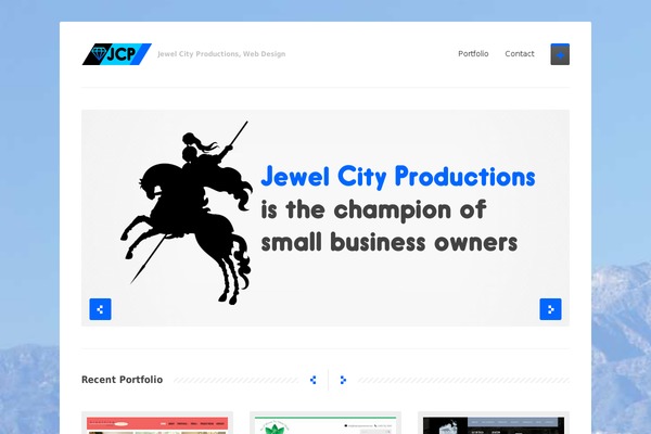 Modena theme site design template sample