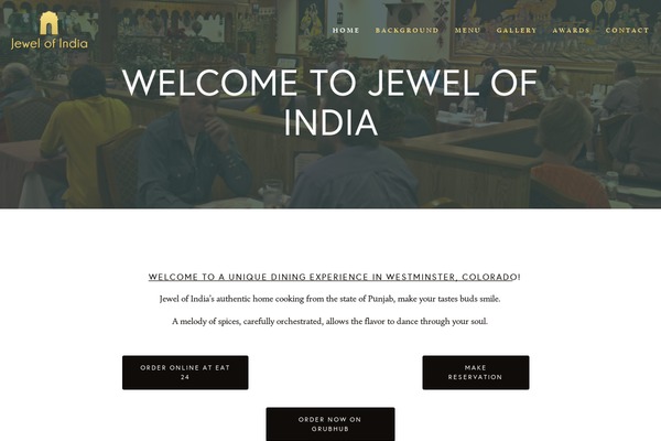 Verona theme site design template sample