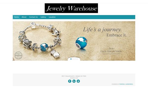 Tempera theme site design template sample