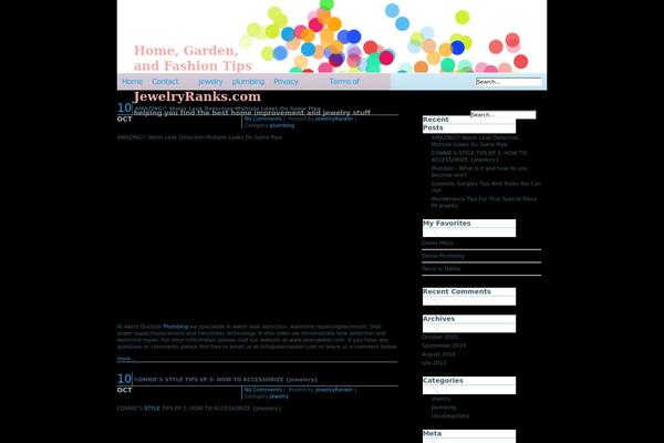 Bubble Gum theme site design template sample