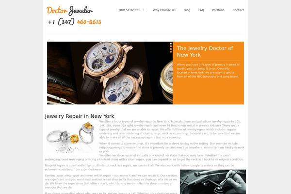Silicon theme site design template sample