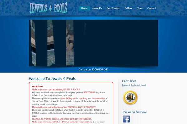 Flare theme site design template sample