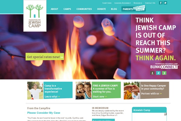 jewishcamp.org site used Fjc