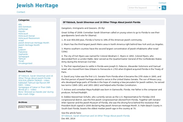Site using Blogger plugin