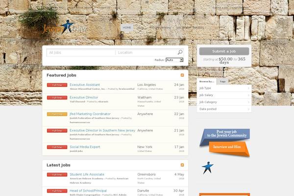 Site using Full Page/ Full width Background Slider plugin