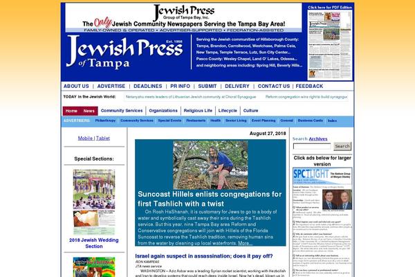 jewishpresstampa.com site used Jta
