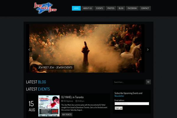 Clubber theme site design template sample