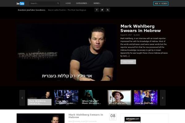 Site using Truemag-movie plugin