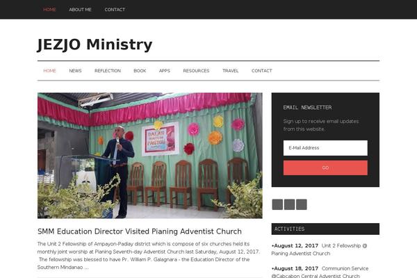 Magazine Pro theme site design template sample