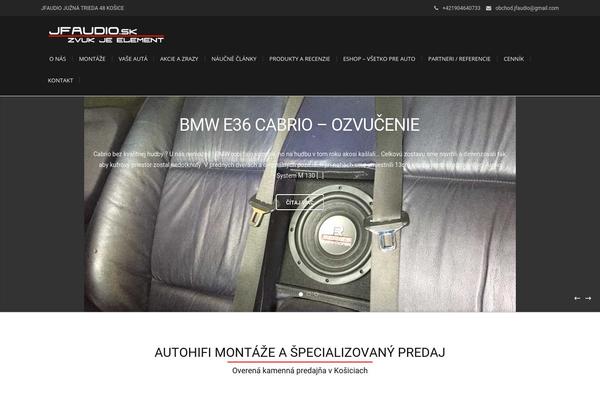 Modality theme site design template sample