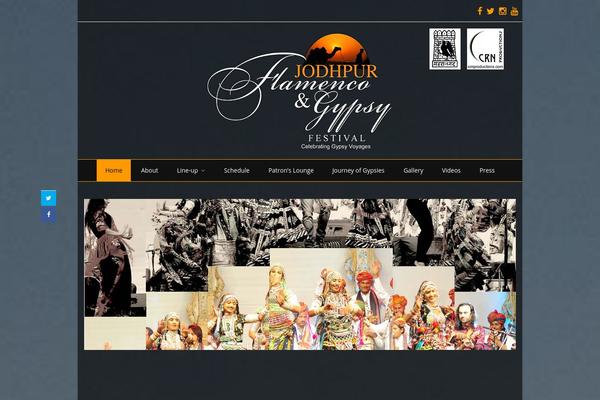 Total theme site design template sample