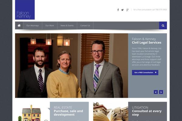 Cacoon theme site design template sample