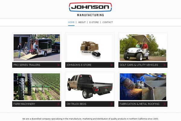 Jon theme site design template sample