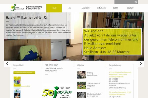 jg-muenster.de site used Glide