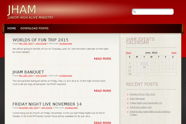 Frantic theme site design template sample