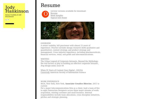 jhankinson.com site used Esquire