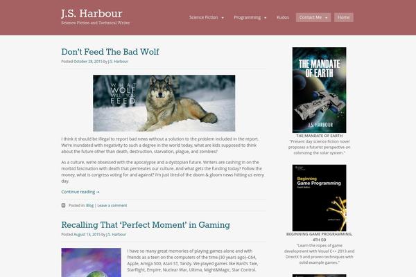 Portfolio Press theme site design template sample