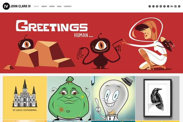 Studiofolio theme site design template sample