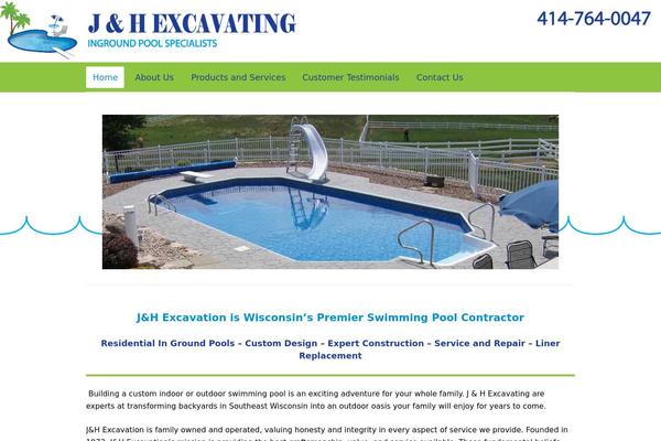 BUILDER theme site design template sample