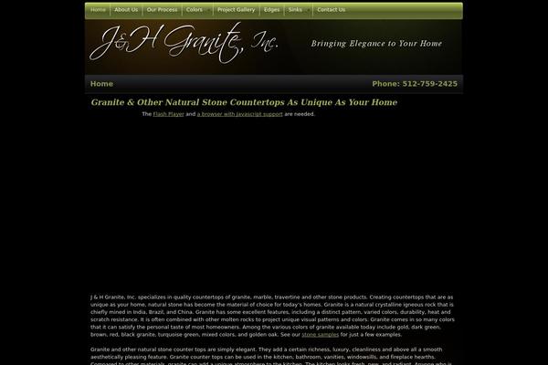 jhgranite.com site used Domaining-theme