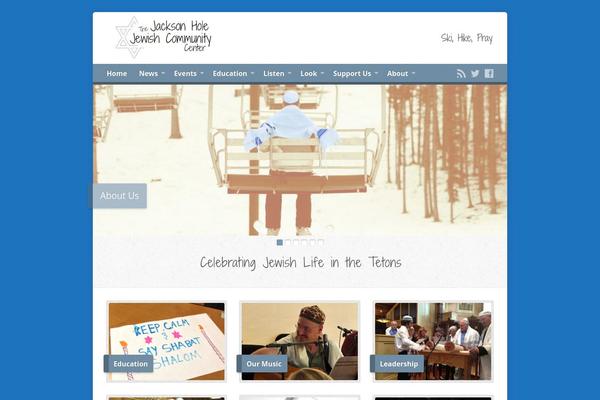 Risen theme site design template sample