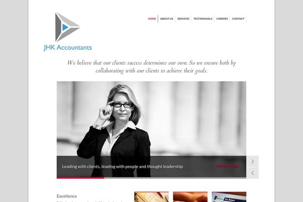 The Practice theme site design template sample