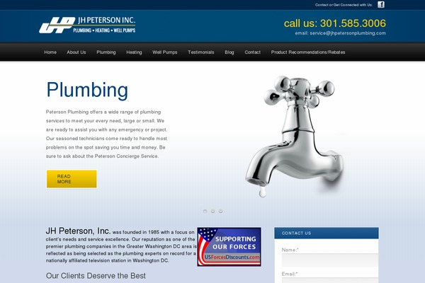 Modular theme site design template sample