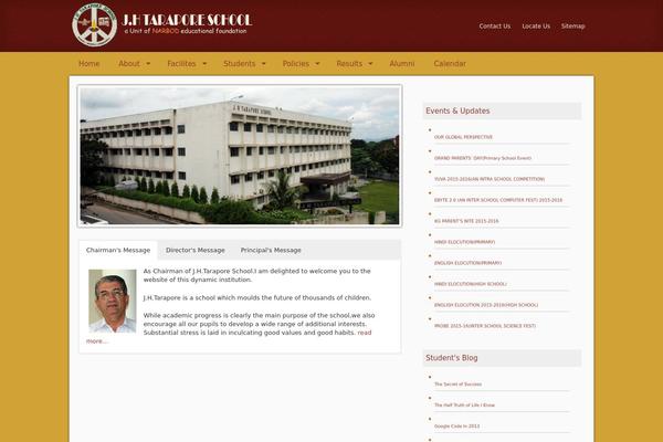 jhtaraporeschool.com site used Jht