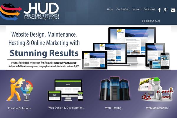 Inspire theme site design template sample