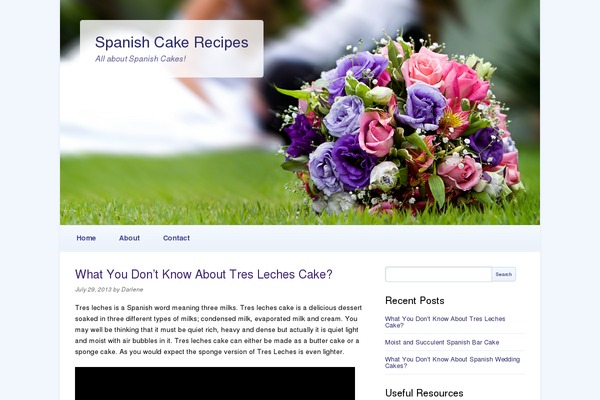 Wedding Bells theme site design template sample