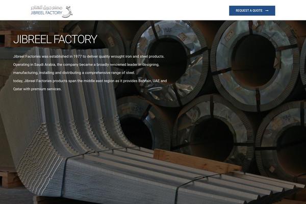 Industroz theme site design template sample