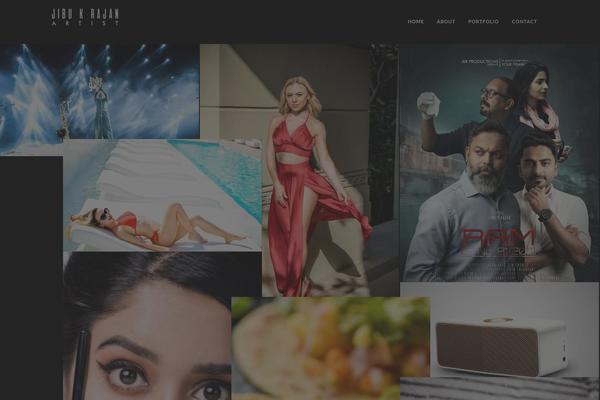 Kinetika theme site design template sample