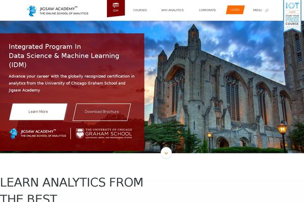 jigsawacademy.com site used The-theme