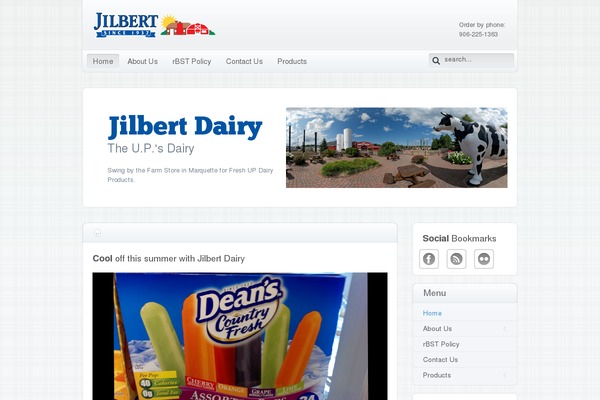 Yoo_milk_wp theme site design template sample