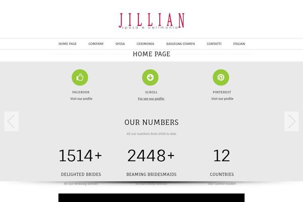 Legenda theme site design template sample