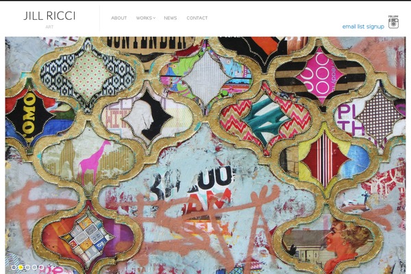 jillricci.com site used Fluxus-theme