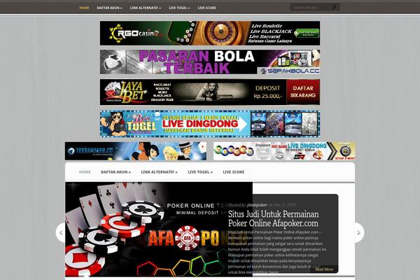 Aggregate theme site design template sample