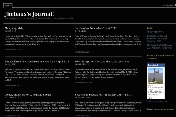 Thesis 1.8 theme site design template sample
