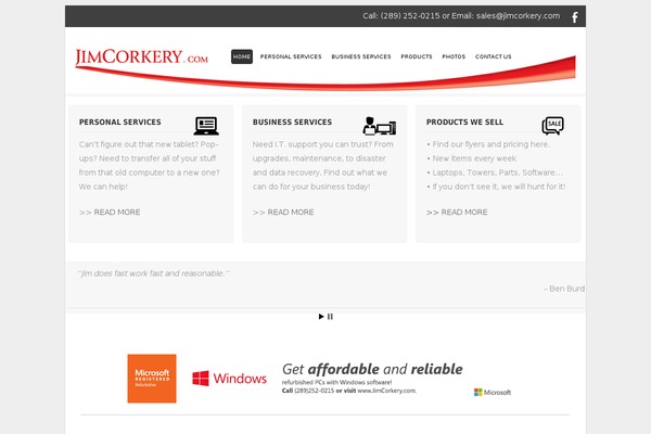 Bota theme site design template sample