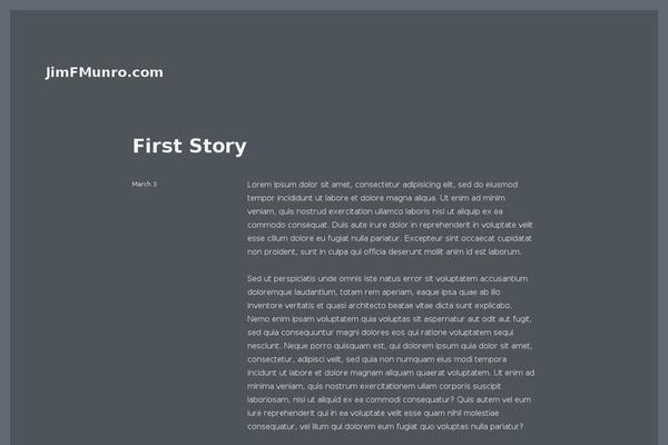 Twenty Sixteen theme site design template sample